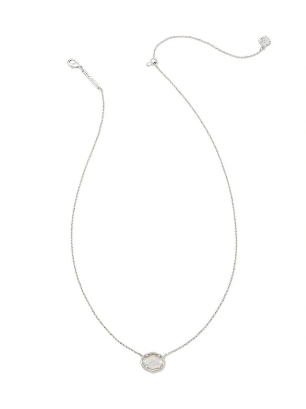 Kendra Scott Henley Pendant Necklace - Ivory/Silver